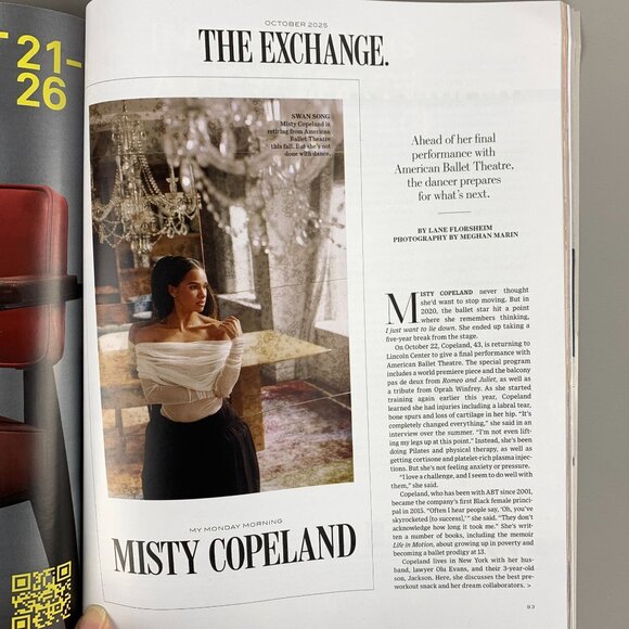 Jacob Elordi Cover, Misty Copeland WSJ Wall Street Journal Magazine October 2025 - Picture 7 of 10